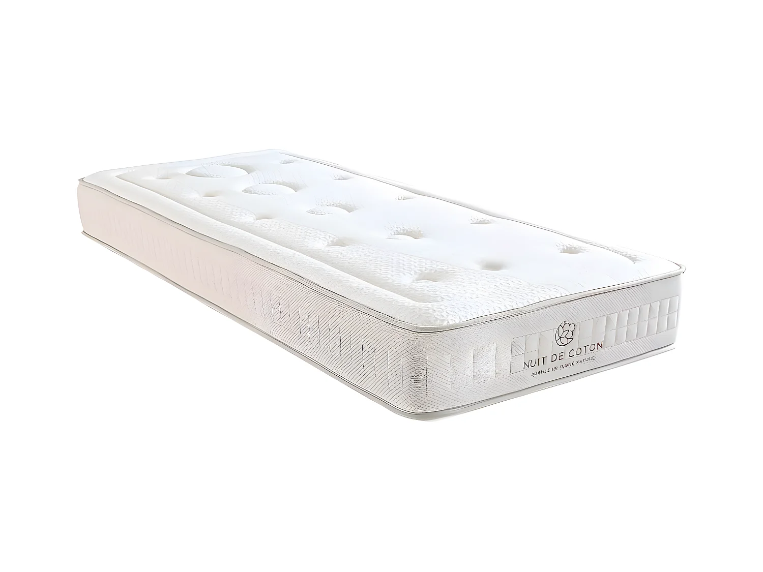 NUIT DE COTON | Matelas PRELUDE 2.0 60x120 cm | Latex 100% Naturel