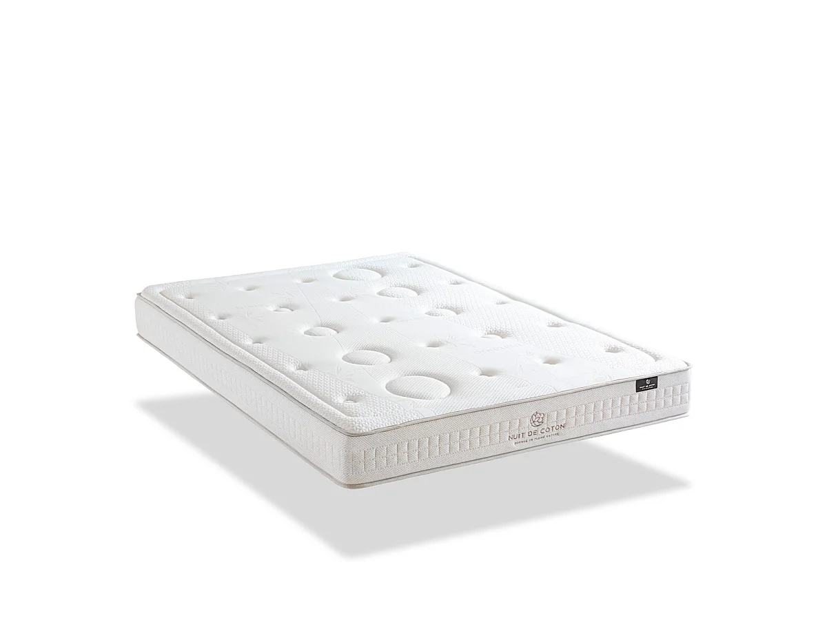 Matelas Prélude 2.0 - Latex 100 % naturel - Souple et respirant - 25 cm d'épaisseur