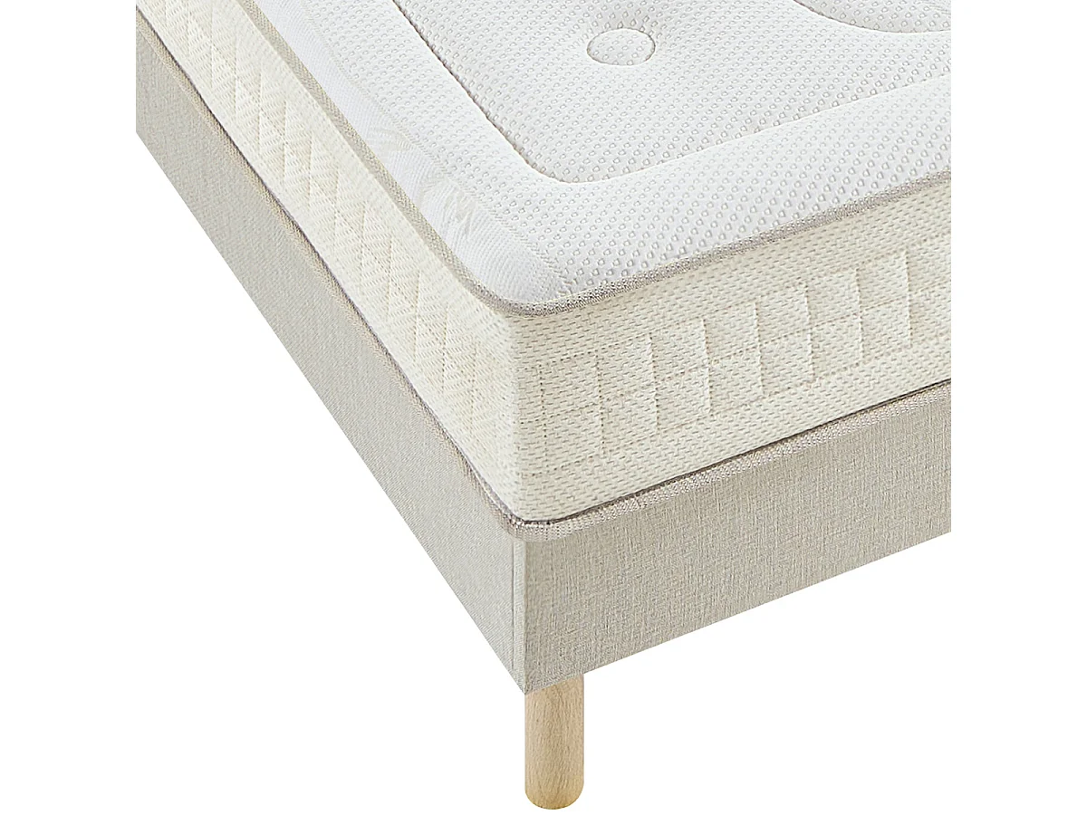 Matelas Prélude 2.0 - Latex 100 % naturel - Souple et respirant - 25 cm d'épaisseur