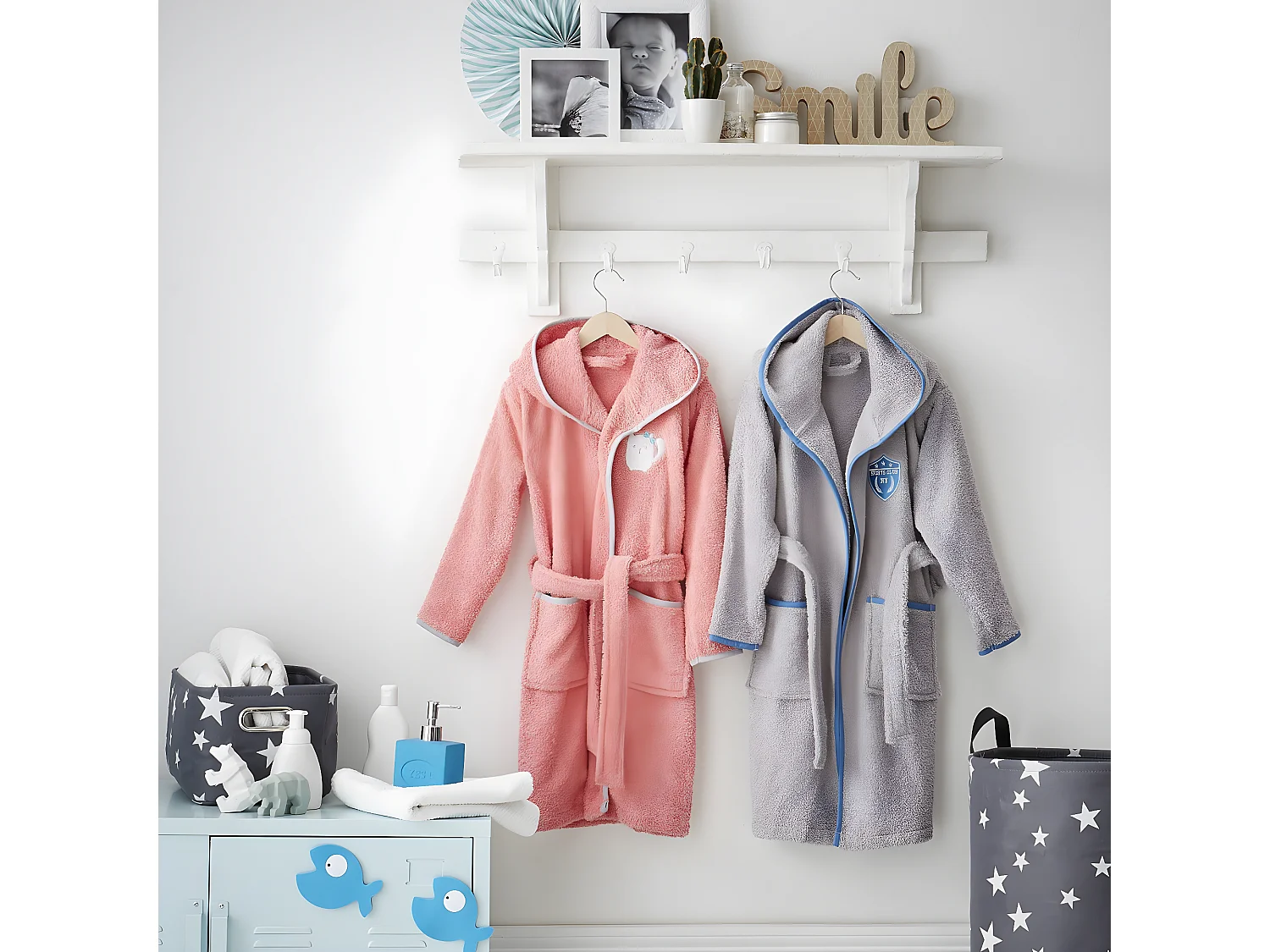 Peignoir enfant en coton éponge taille 4ans - KIDS