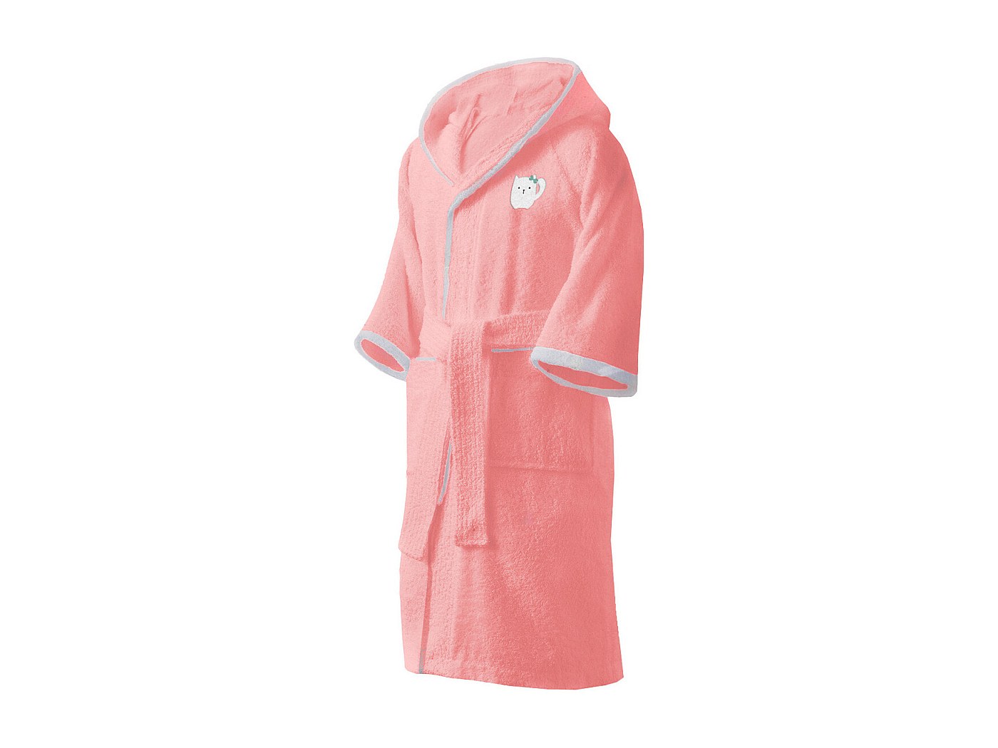 Peignoir enfant personnalisable EAU DE ROSE - rose, Linge de lit & Déco