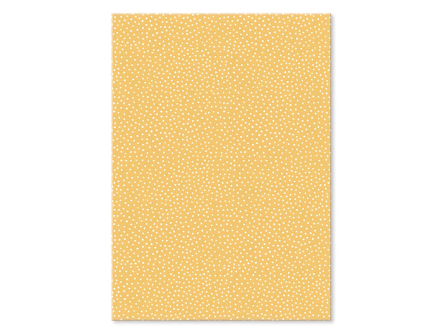 Lot de 2 torchons coton blanc et jaune 50x70cm EN FAMILLE