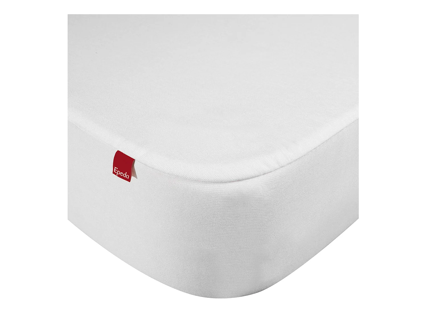 Drap housse protège matelas imperméable 2 en 1 Epeda blanc 140x190/200