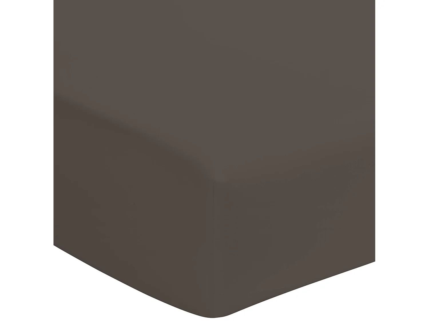 Drap housse zinc 100% coton bonnet 40 cm 140x200 cm