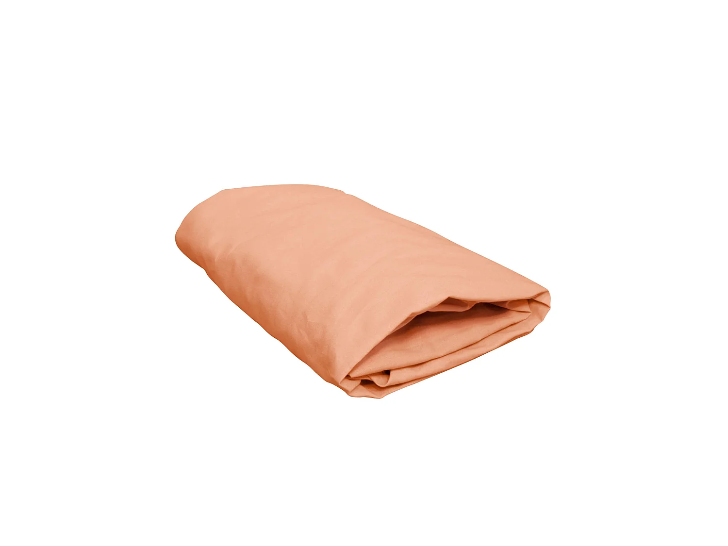 Drap housse bébé rose poudré 100% coton biologique bonnet 15 cm 70x140