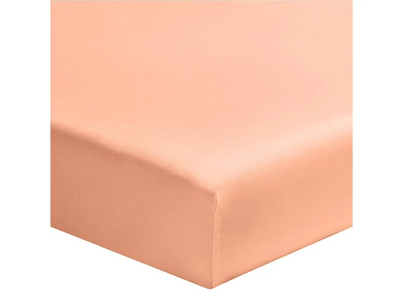 Drap housse bébé cododo rose poudré 100% coton biologique bonnet 10 cm 50x85