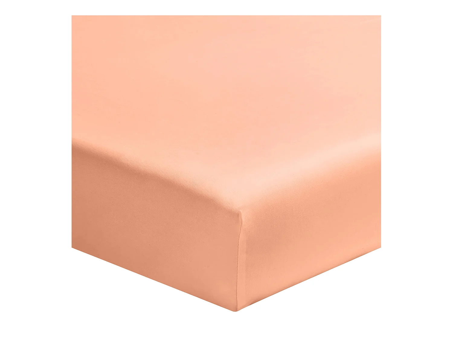 Drap housse bébé cododo rose poudré 100% coton biologique bonnet 10 cm 50x85