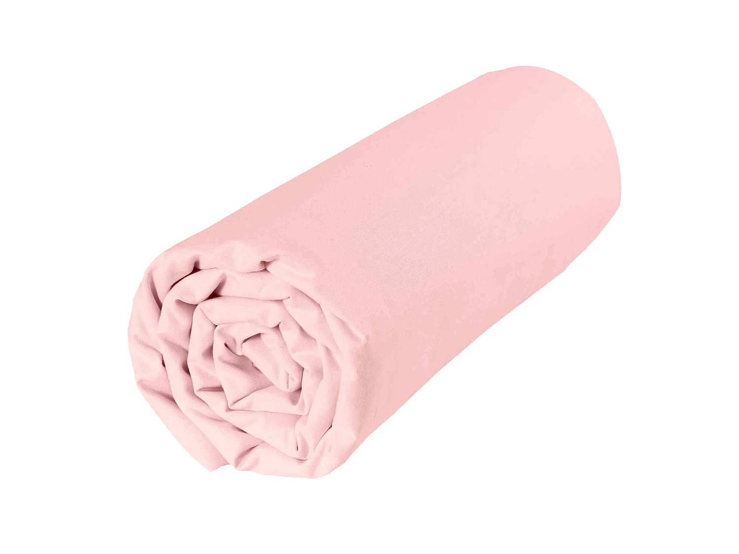 Lot de 2 draps housses bébé coton bio pour berceau et couffin ovale 40x80 rose