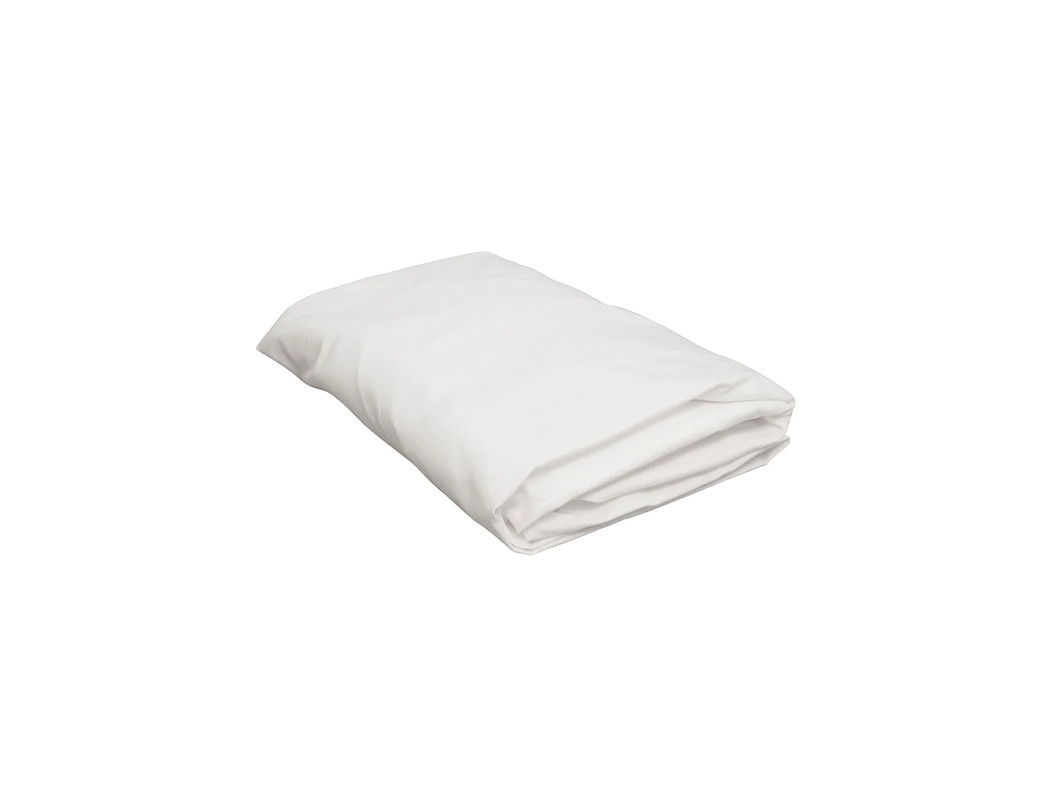 Drap housse bébé cododo percale blanc bonnet 10 cm 50x85