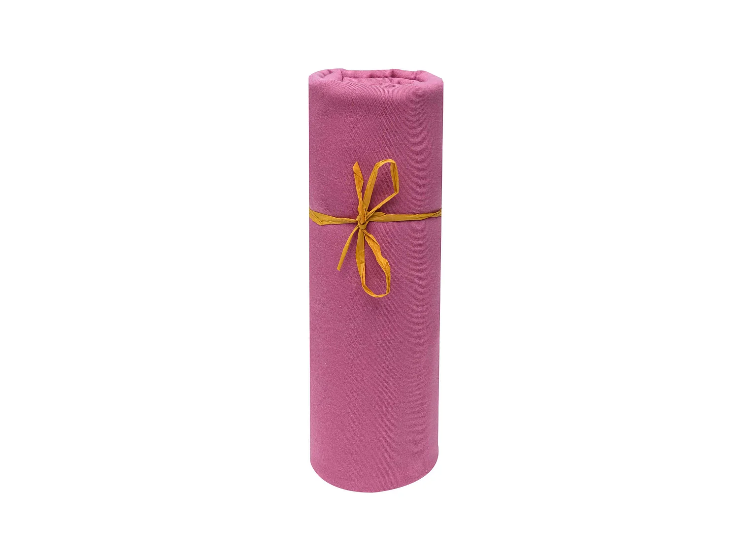 Drap housse bébé jersey bio lie de vin 60x120