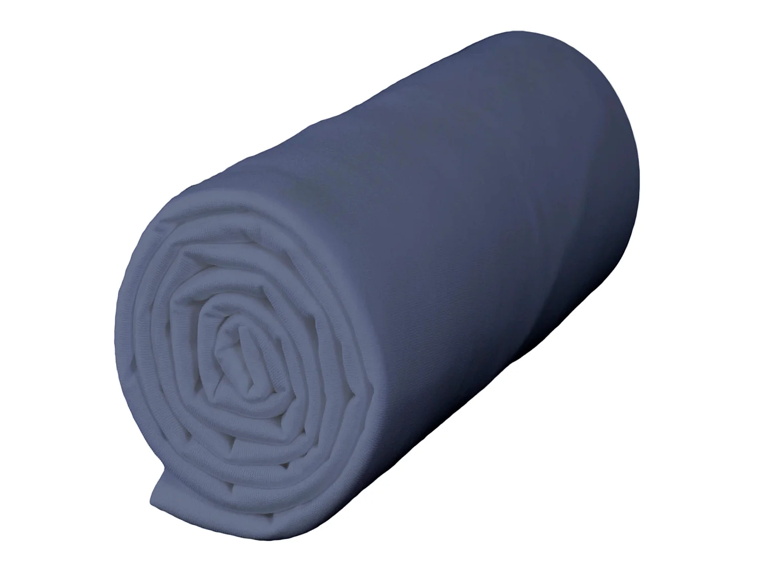 Lot de 2 draps housses jersey bleu océan bonnet 30 cm 90x190/200