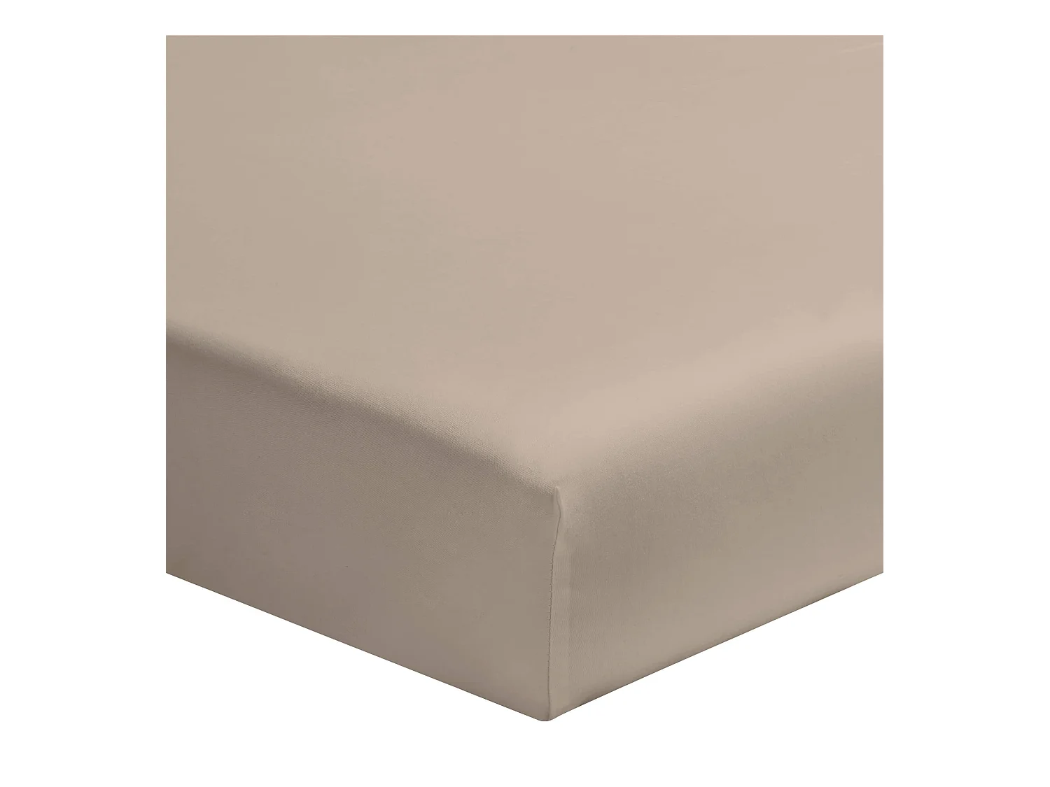 Drap housse bébé gris argent percale bonnet 15 cm 70x140