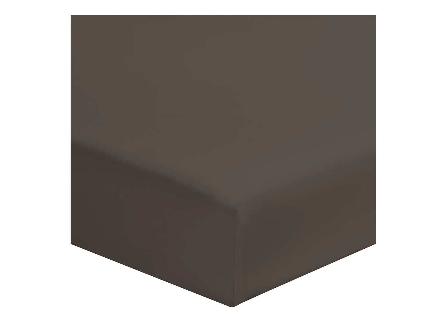 Drap housse zinc 100% coton bonnet 30 cm 180x200 cm