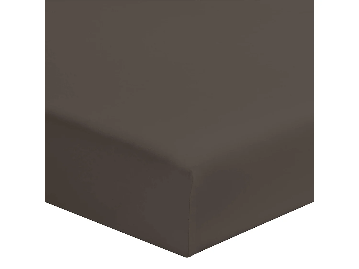 Drap housse zinc 100% coton bonnet 30 cm 180x200 cm