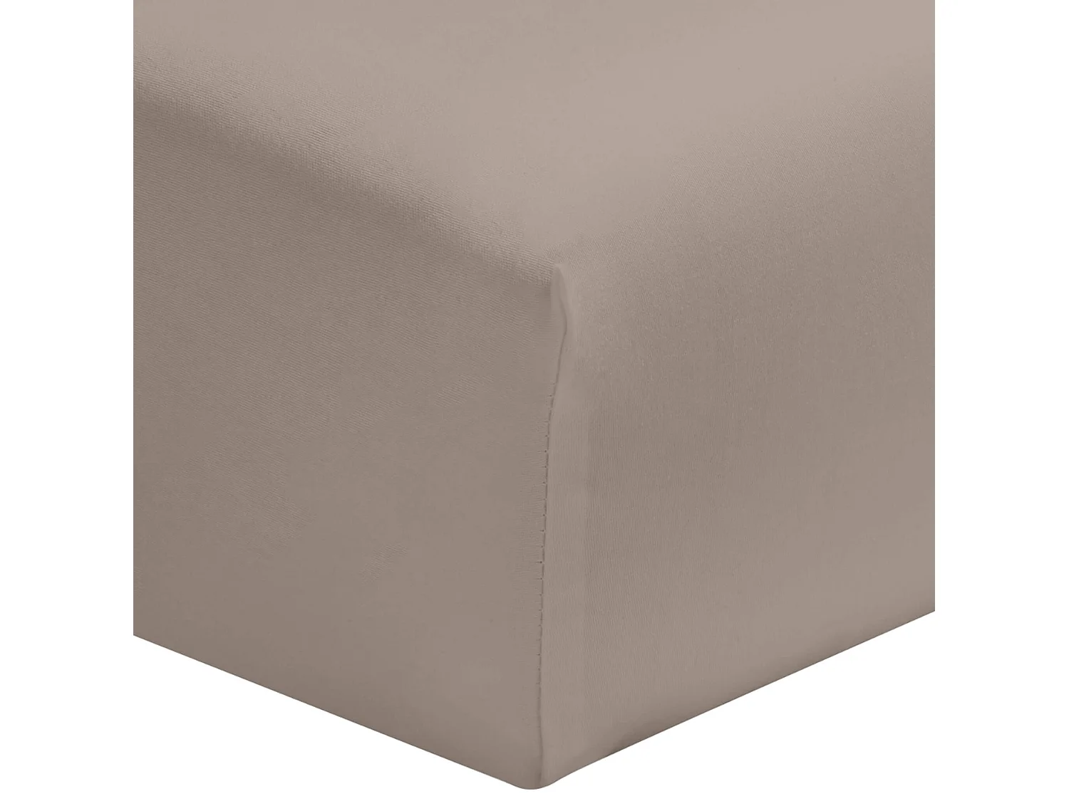 Drap housse percale lin bonnet 30 cm 200x200 cm