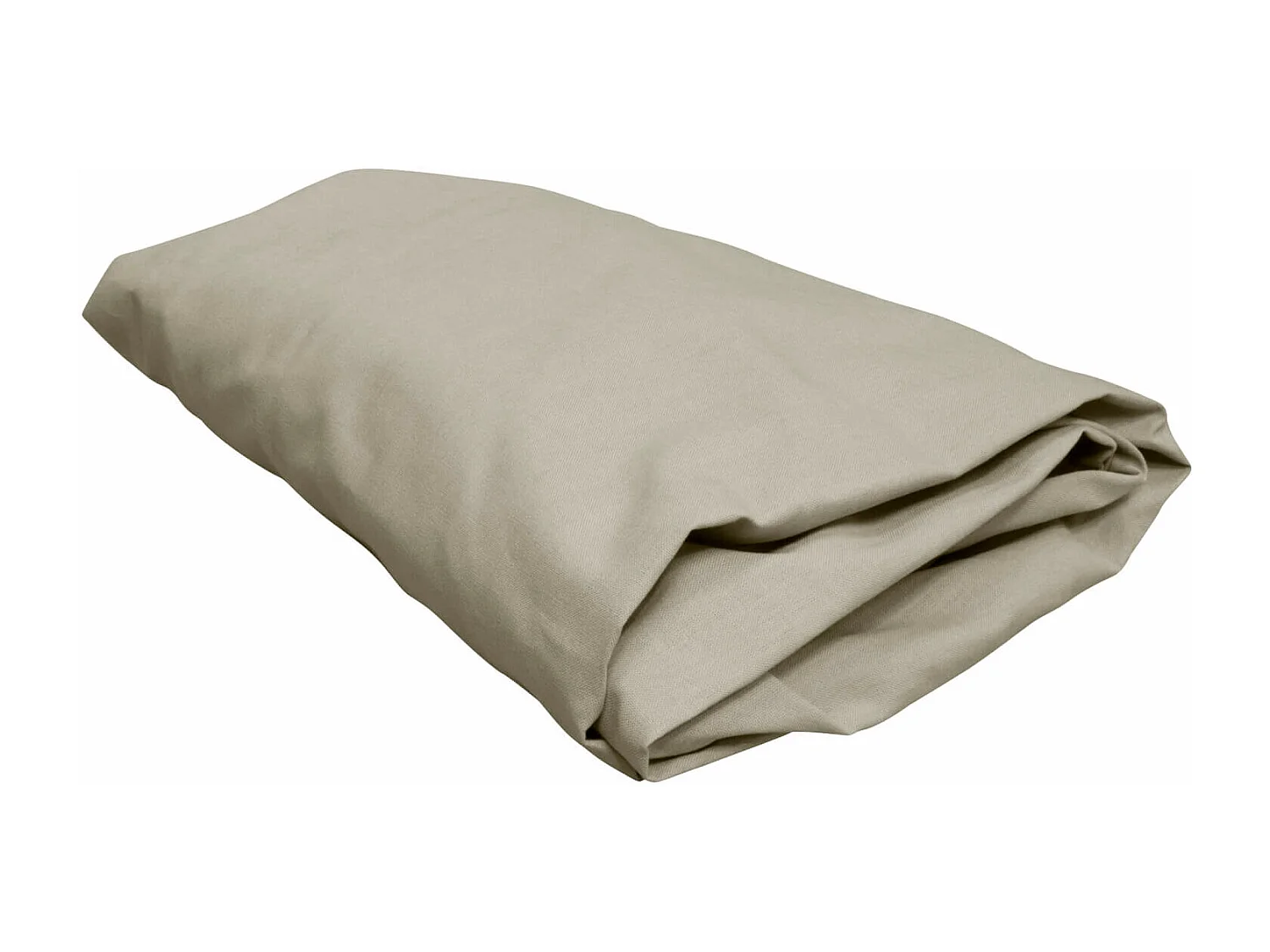 Drap housse bébé vert de gris 100% coton biologique bonnet 15 cm 60x120