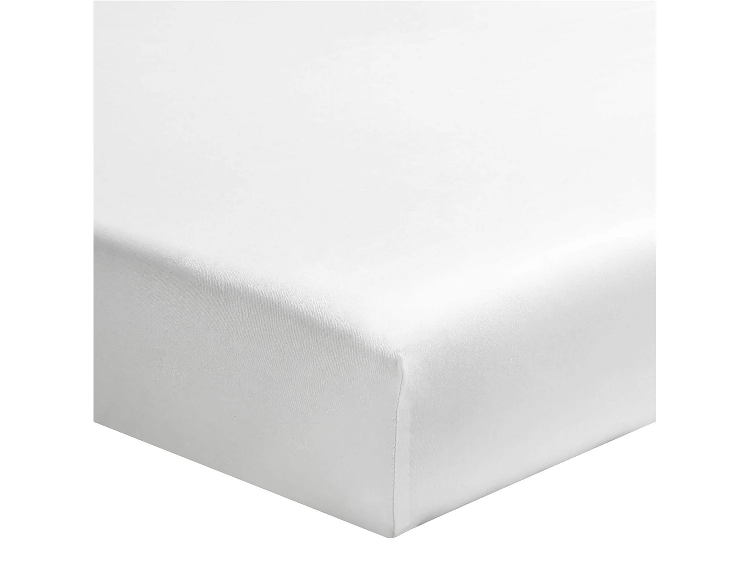 Drap housse bébé cododo blanc 100% coton biologique bonnet 10 cm 50x85
