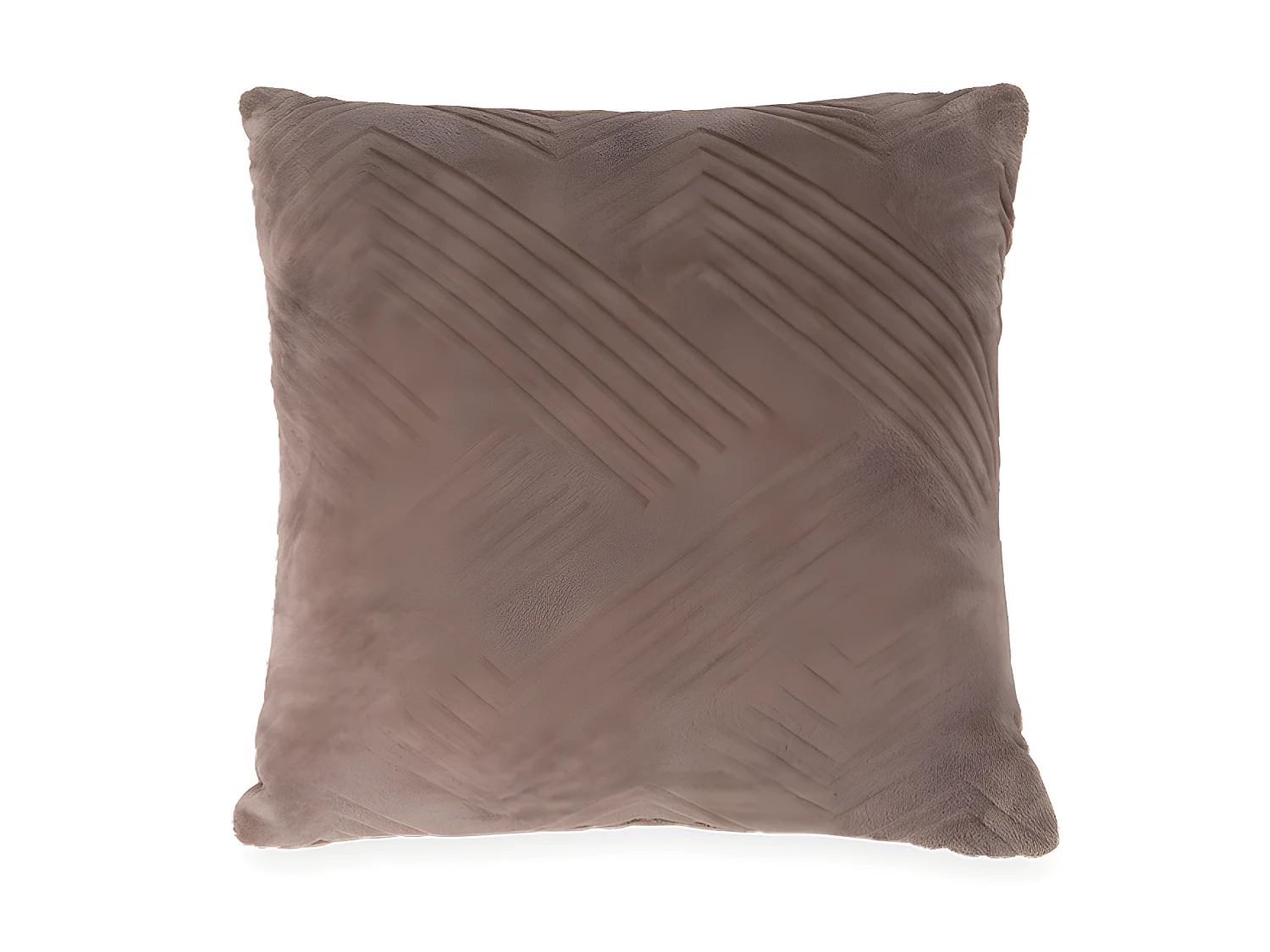 Housse de coussin Rayures 45x45 Marrón