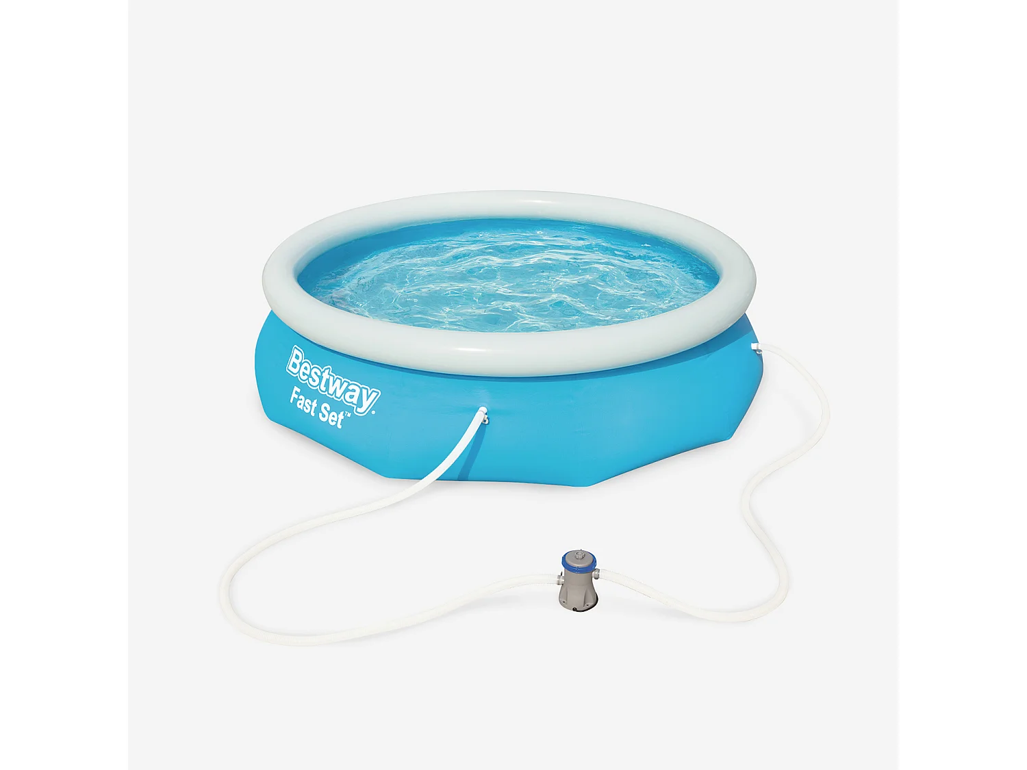 Piscine Autoportante Bestway Fast Set 305x76 cm Filtre à Cartouche de 1.249 litres/heure