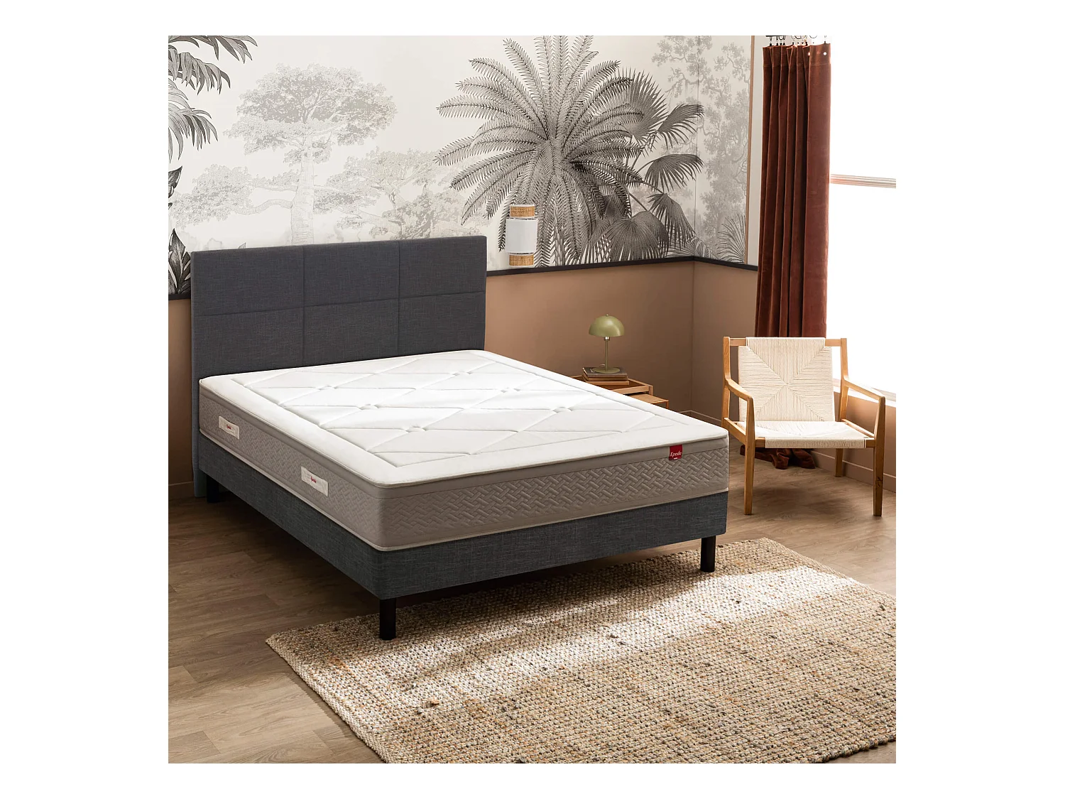 Matelas Epeda ressorts multi-actif et laine L’Échappée 140x200