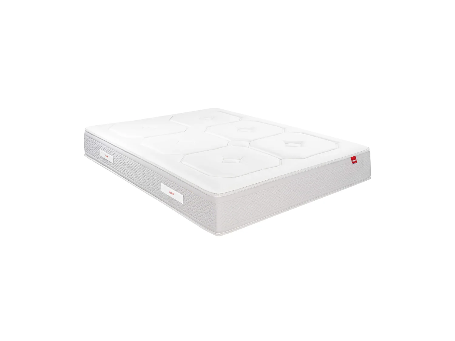 Matelas Epeda ressorts ensachés, cachemire et soie Beau Séjour 120x200