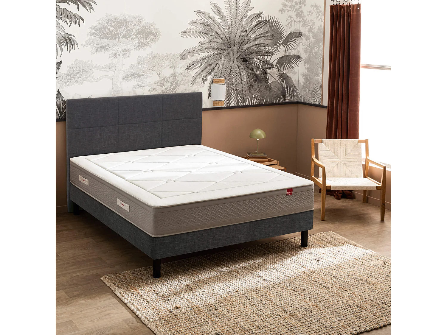Matelas Epeda ressorts multi-actif et laine L’Échappée 140x190