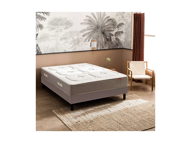 Matelas Epeda ressorts ensachés, cachemire et soie Beau Séjour 80x190