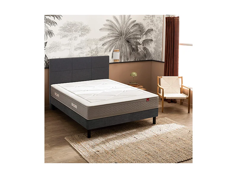 Matelas Epeda ressorts multi-actif et laine L’Échappée 90x190