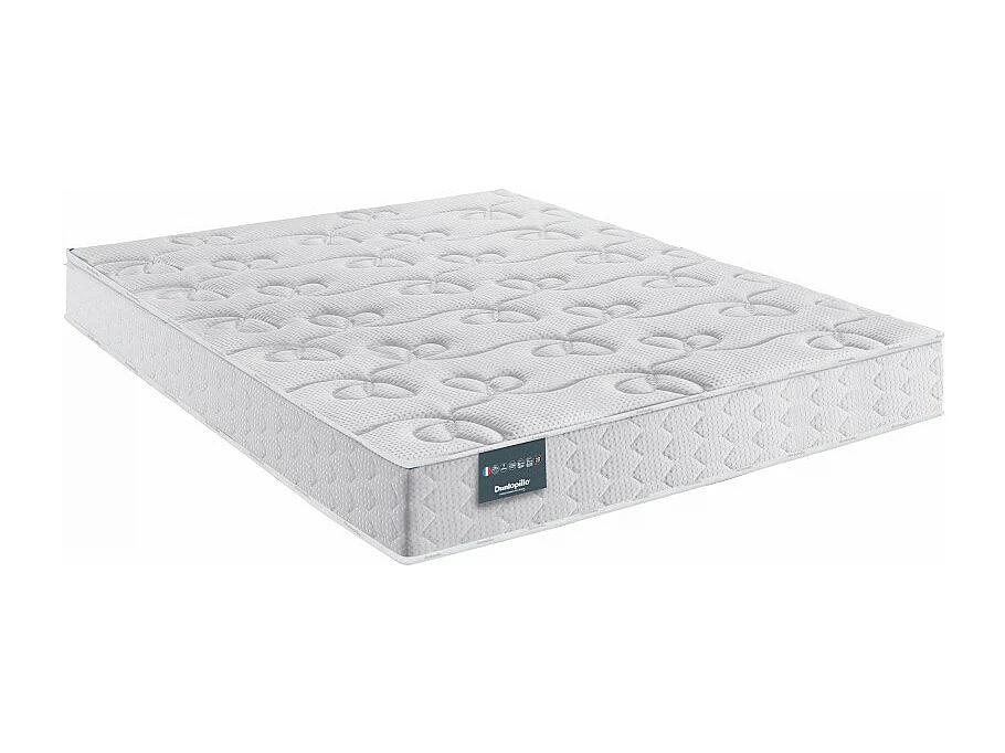 Matelas Dunlopillo 100% latex ferme 7 zones 20cm DAHLIA 140x190