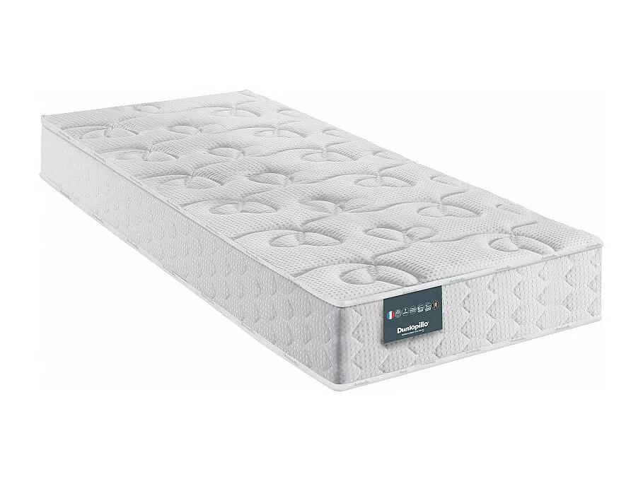 Matelas Dunlopillo 100% latex 7 zones 18cm LAVANDE 90x190