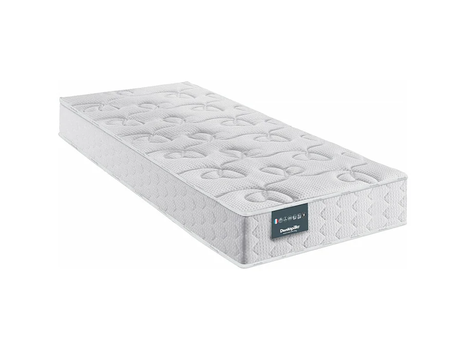 Matelas Dunlopillo 100% latex 7 zones 18cm LAVANDE 90x190