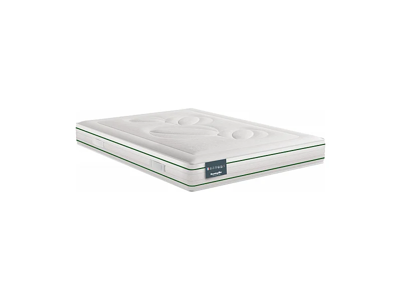 Matelas Dunlopillo 100% latex naturel ferme 7 zones 22cm HORTENSE 180x200
