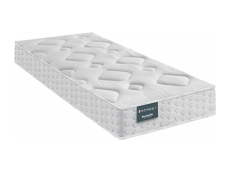 Matelas Dunlopillo couchage latex Aérial® ferme 24cm LILAS 90x190