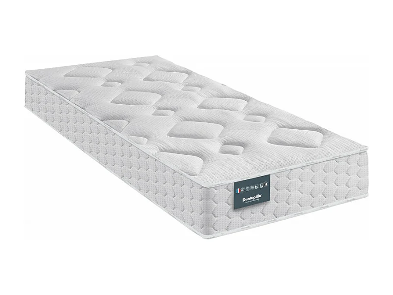 Matelas Dunlopillo couchage latex Aérial® ferme 24cm LILAS 90x190