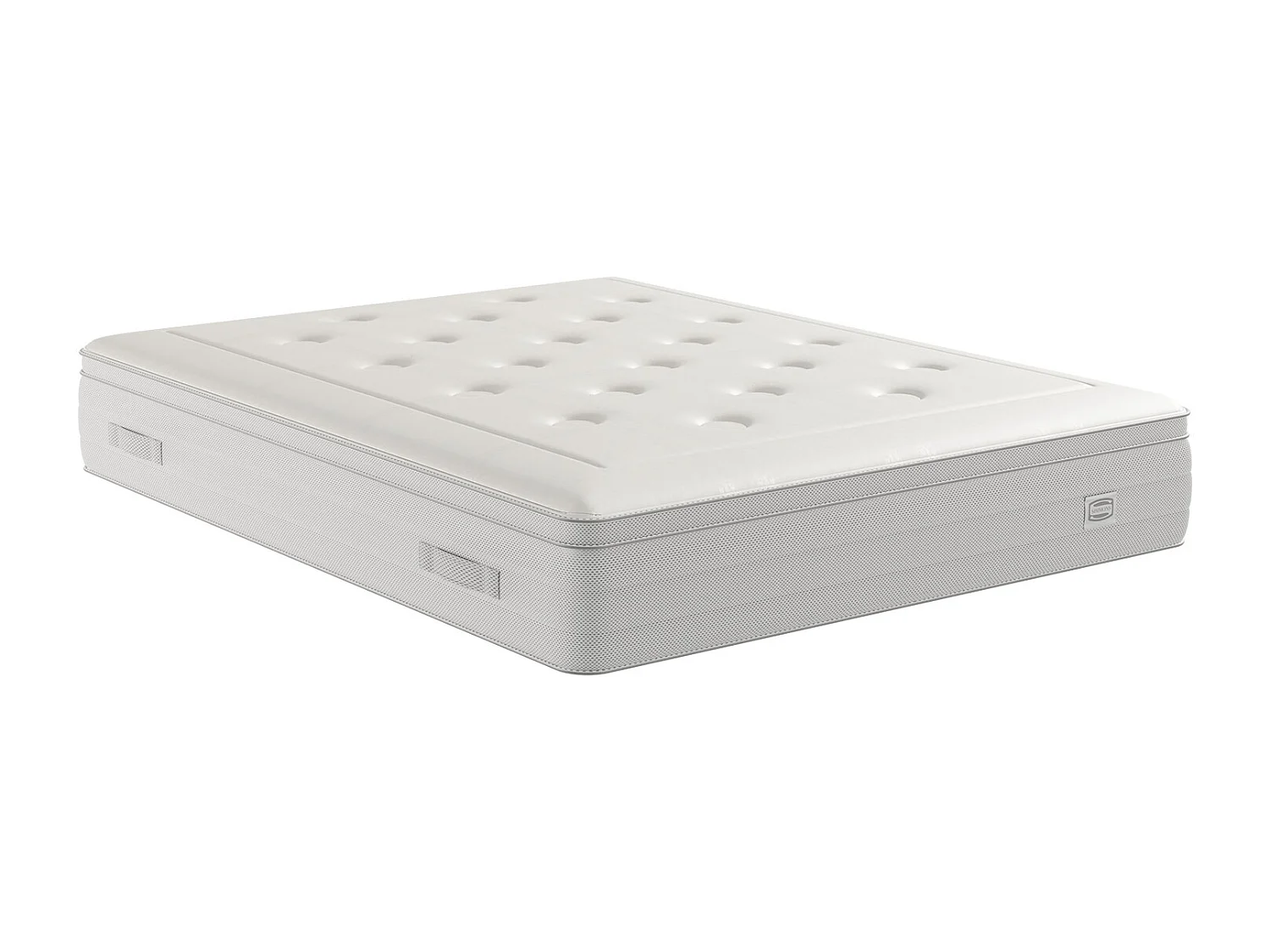 Matelas Simmons ressorts ensachés + mousse mémoire grand confort 33cm SW6 140x190