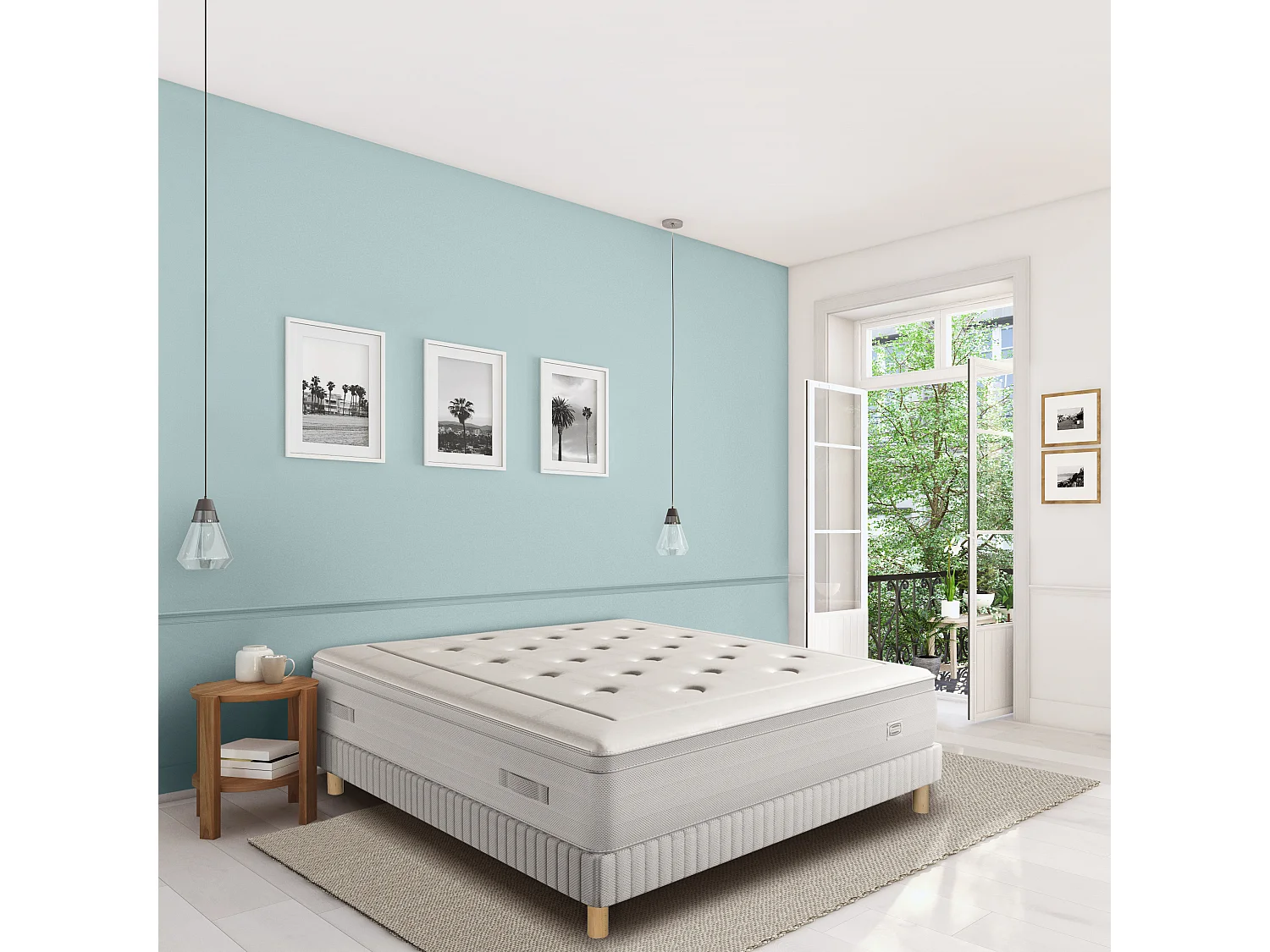 Matelas REFLEXION 140x190, Hybride, ferme, H33
