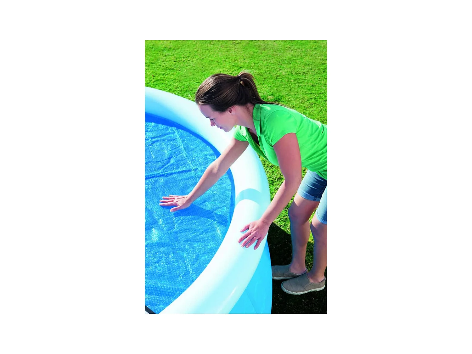 Bâche Solaire pour Piscine Hors-sol Bestway Ø289 cm Ronde