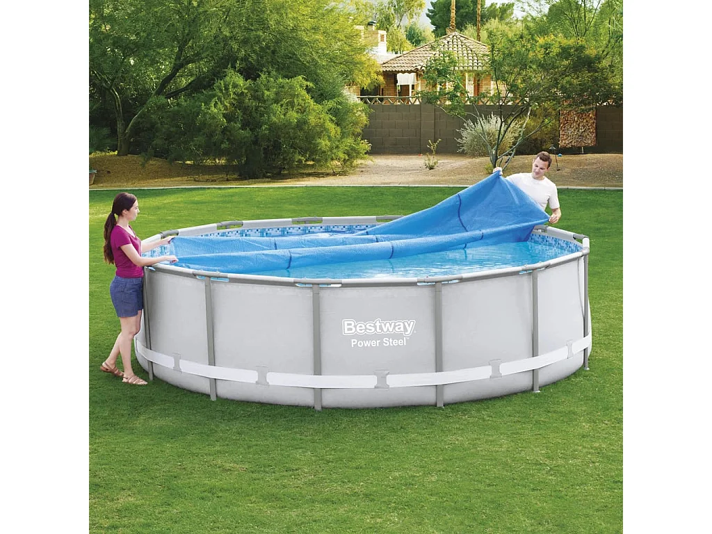 Bâche Solaire pour Piscine Hors-sol Bestway Ø427 cm Ronde