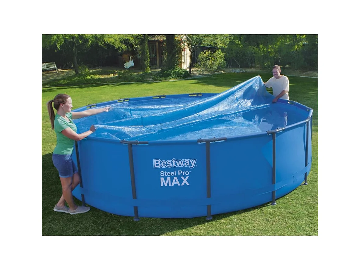 Bâche Solaire pour Piscine Hors-sol Bestway Ø462 cm Ronde