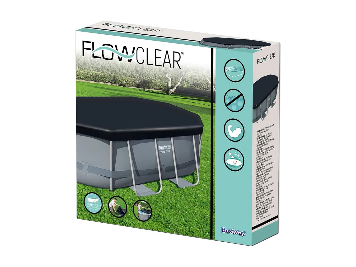 Cobertor Invierno para Piscina Desmontable Bestway 300x200 cm Ovalada