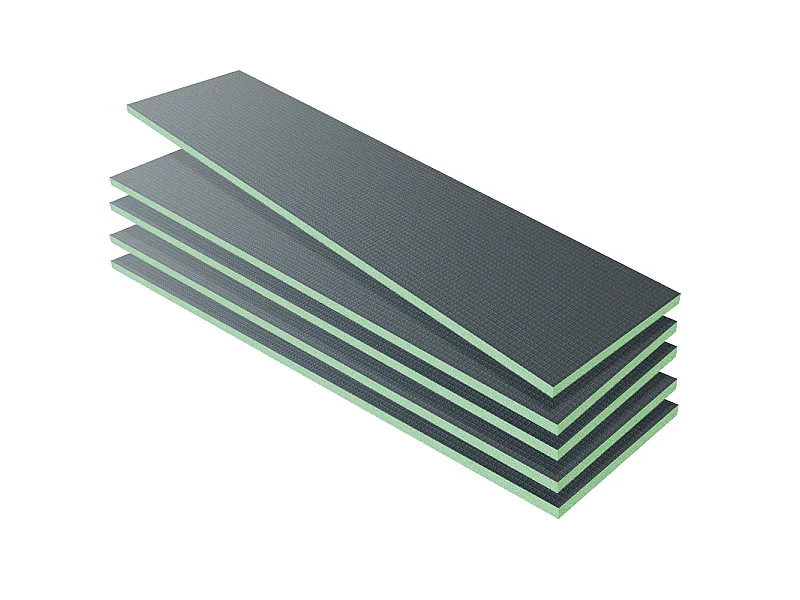 AICA Panneau de construction à carreler 2500x600x40 Pack de 5 Panneau à carreler