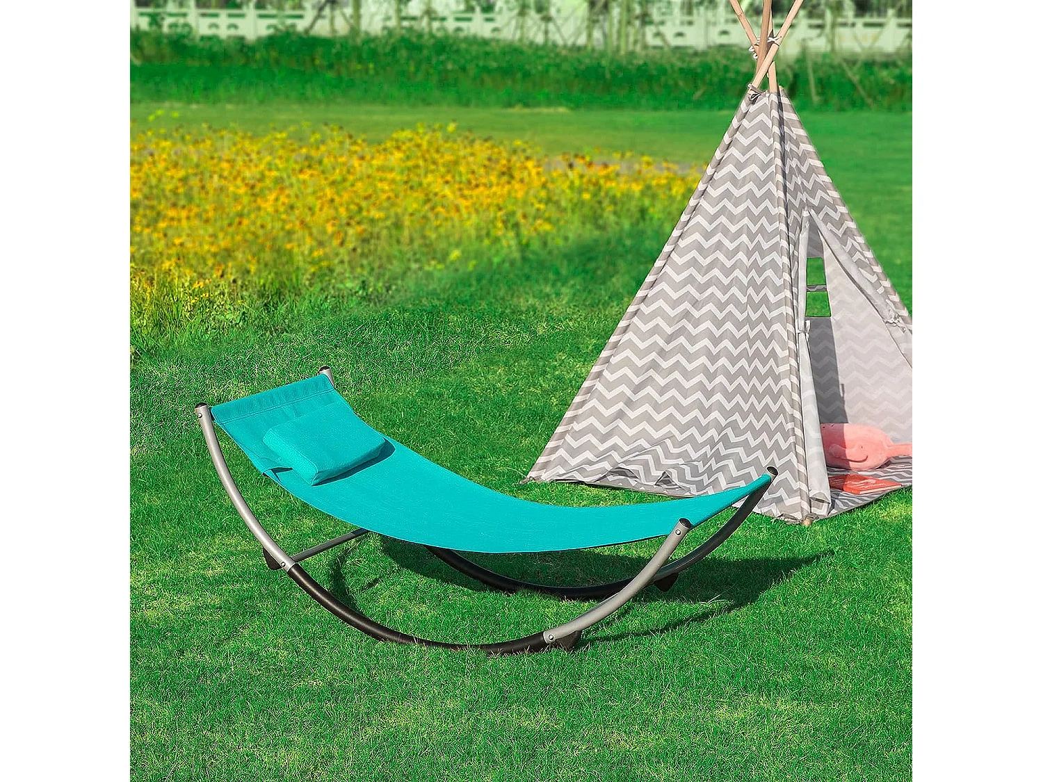 SoBuy KMB04-B Kinderhangmatbedligstoel