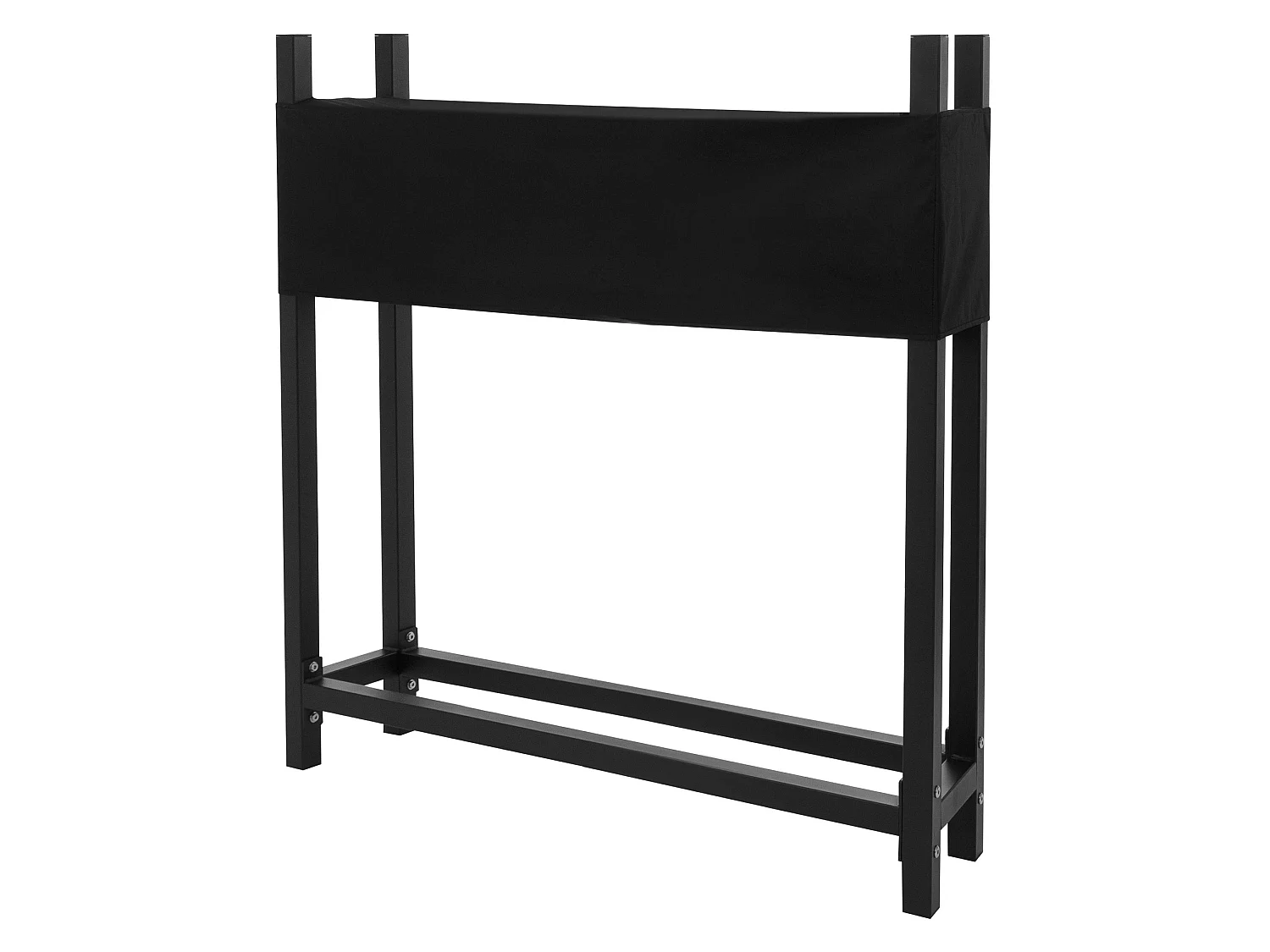 Estante para leña con tapa Estante para leña Ayuda para apilar leña