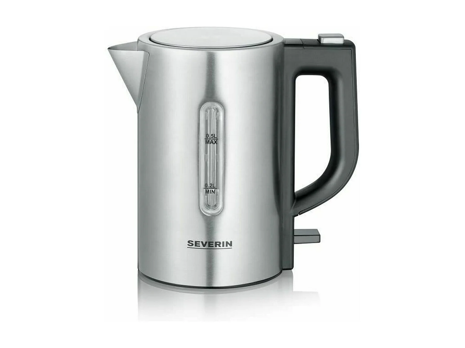 Hervidor de viaje SEVERIN - 0,5 L - 1100 W - Acero inoxidable y negro
