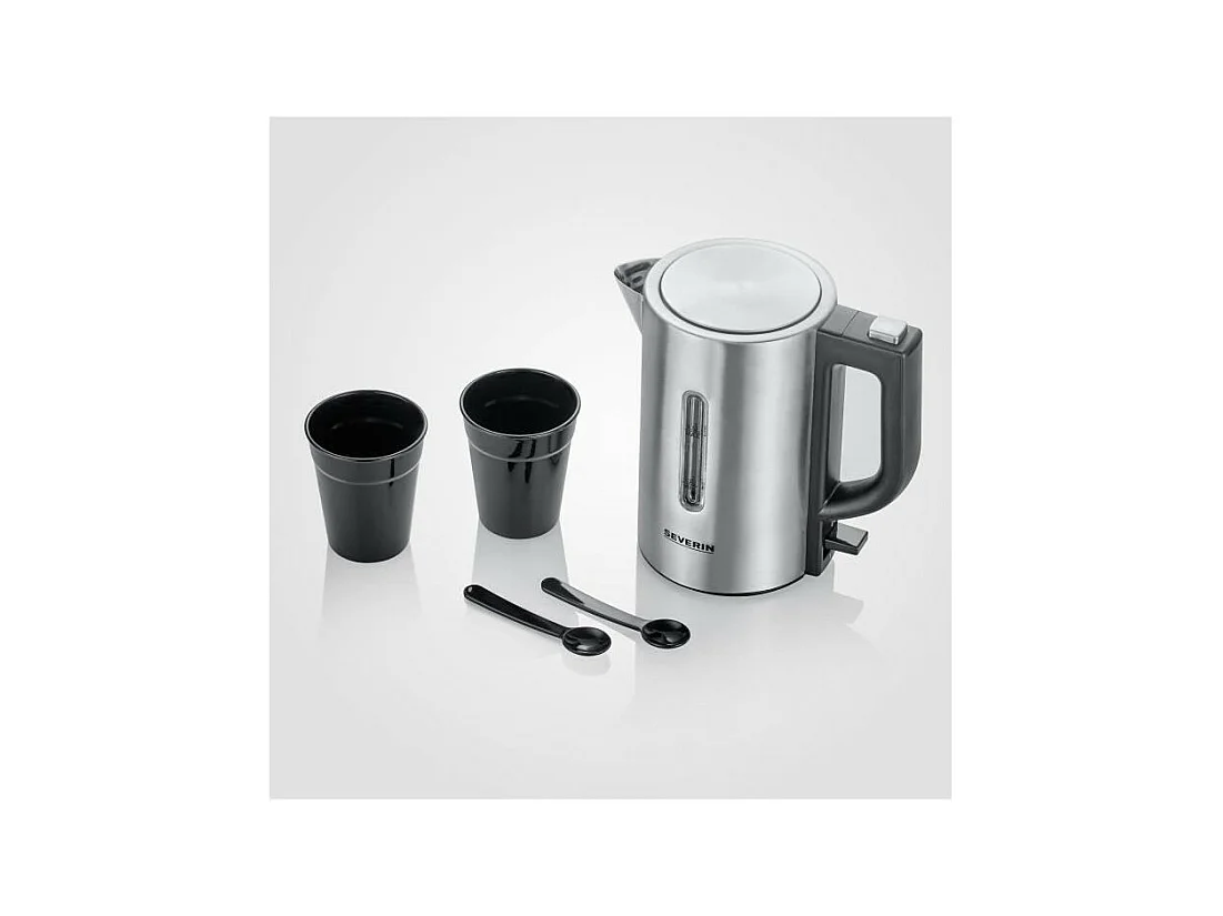 Severin Bouilloire électrique 0.5l 1100w inox/noir - 3647