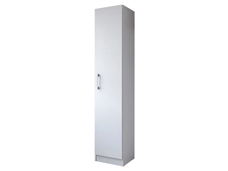 Armoire de Buanderie et Cellier Blanche 5 Niches Larg 35 Haut 170 Prof 31,8 cm