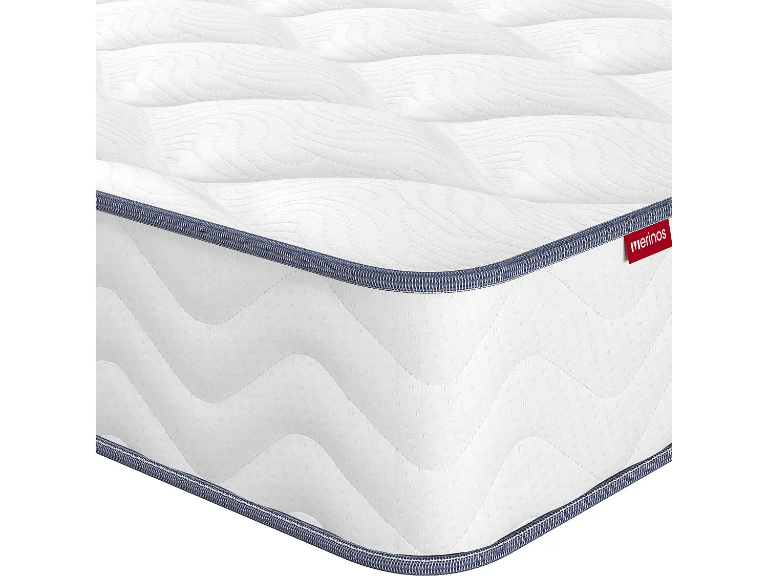 Matelas ressorts ensachés + mousse mémoire Merinos SWEETY 160x200