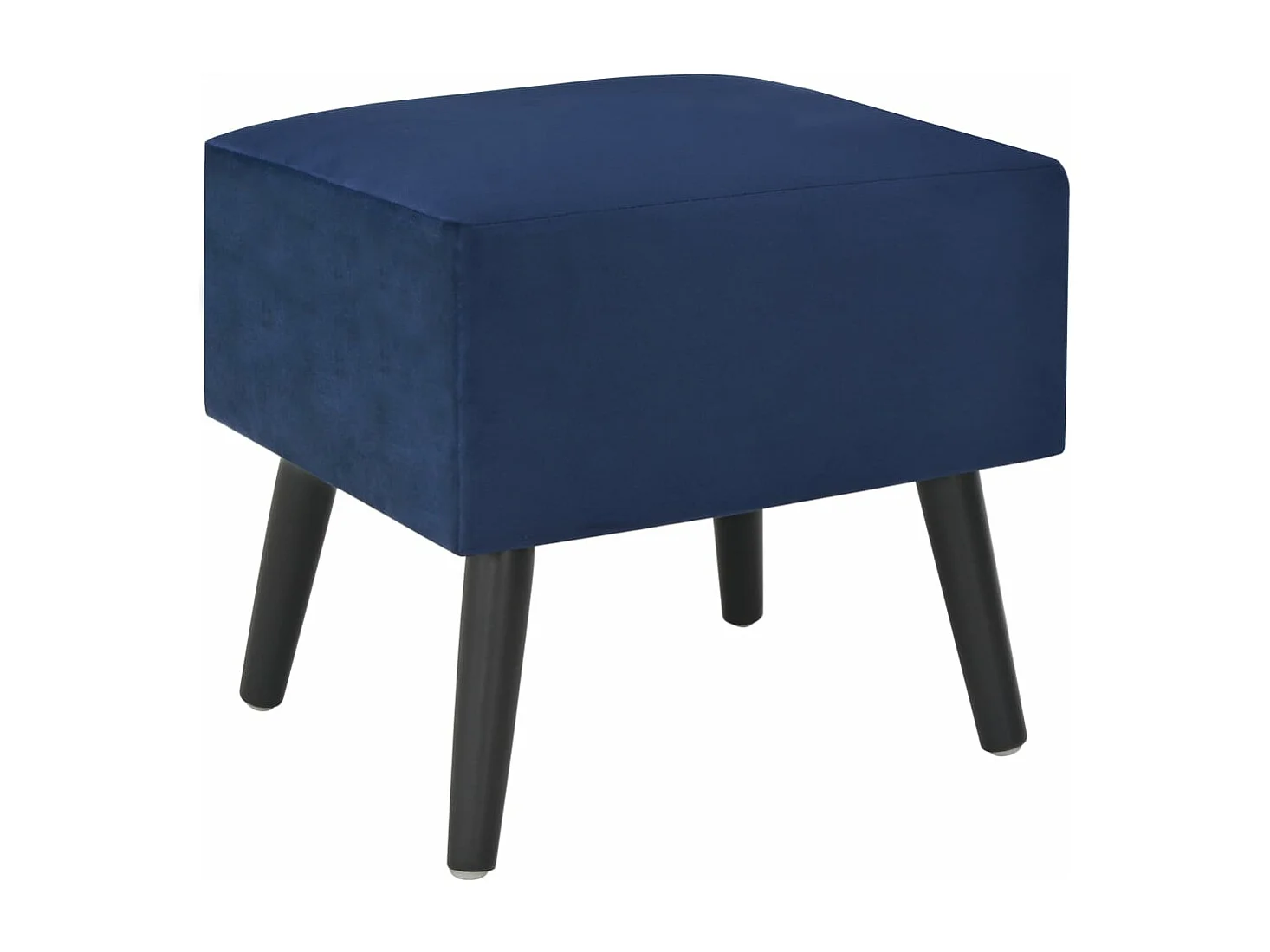Mesita de noche cómoda armario muebles de dormitorio azul 40x35x40 cm terciopelo 1402067