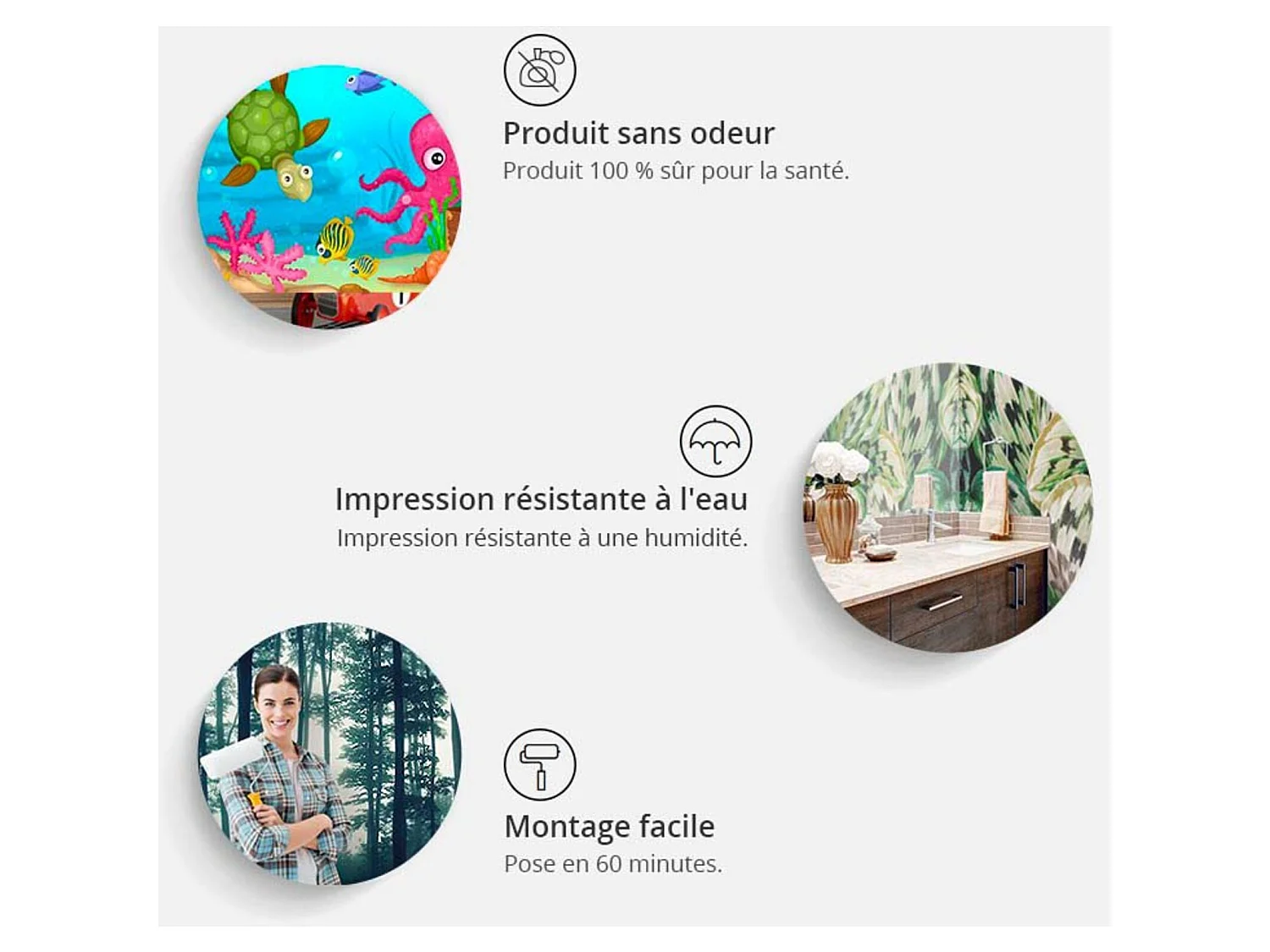 Papier peint baie de san francisco en violet, californie