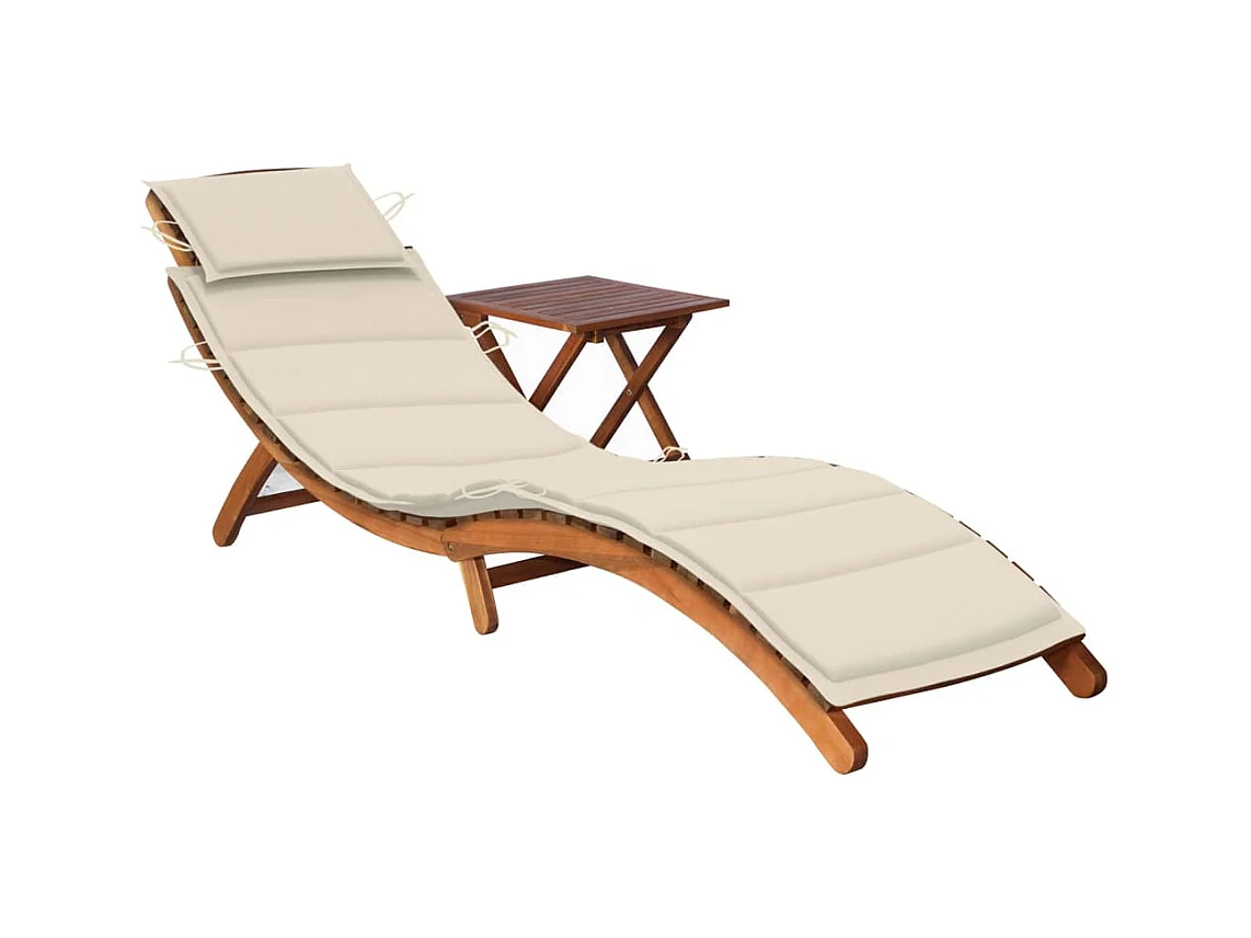 Transat chaise longue bain bois marron 184 x 55 x 64 cm 02_0012627